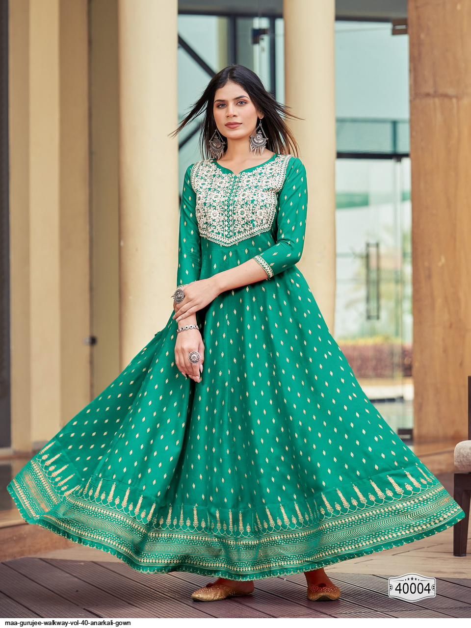 Maa Gurujee Walkway Vol 40 Anarkali Gown