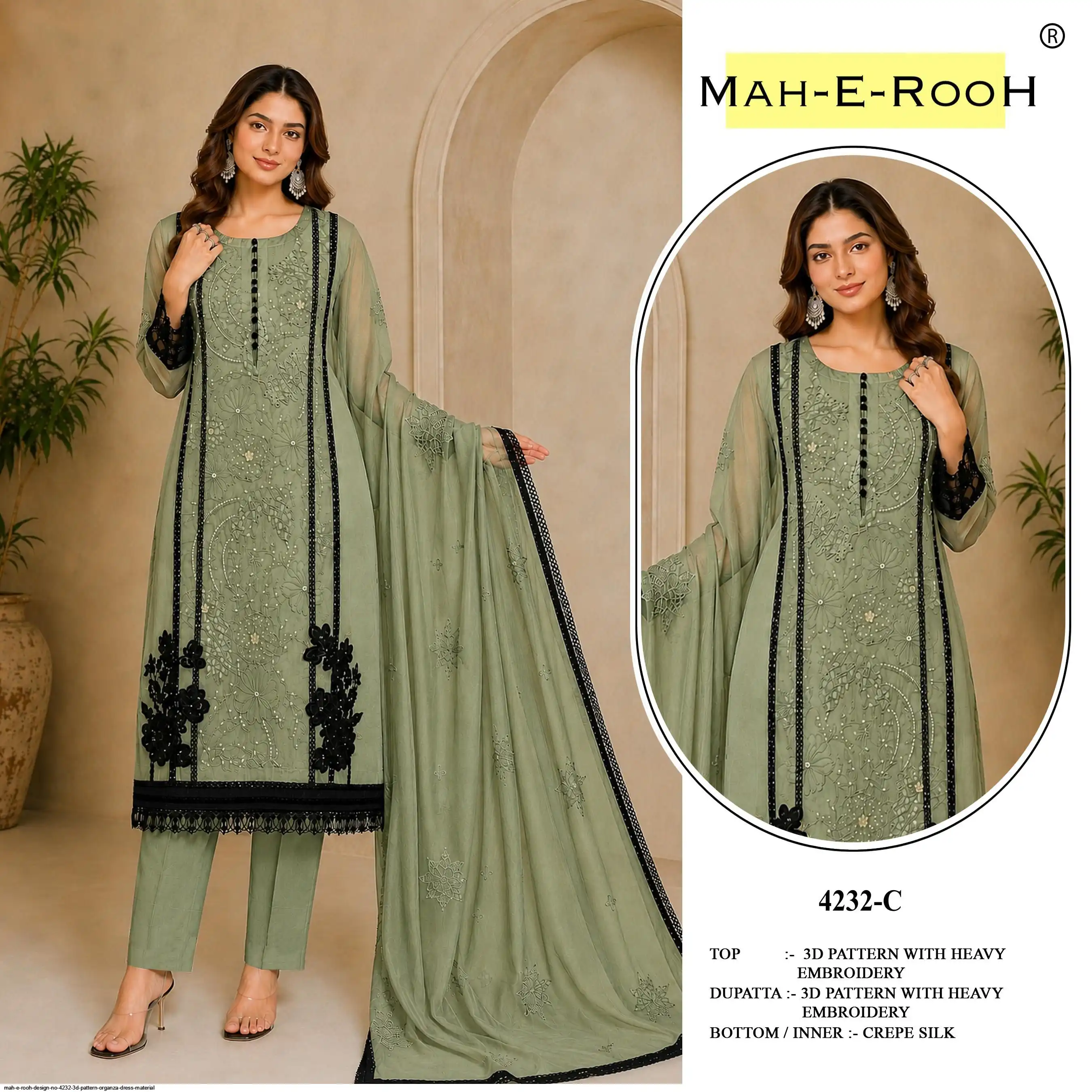 dress material design patterns Designer Dress Material Design No.2693 at 2275/piece | in Ahmedabad