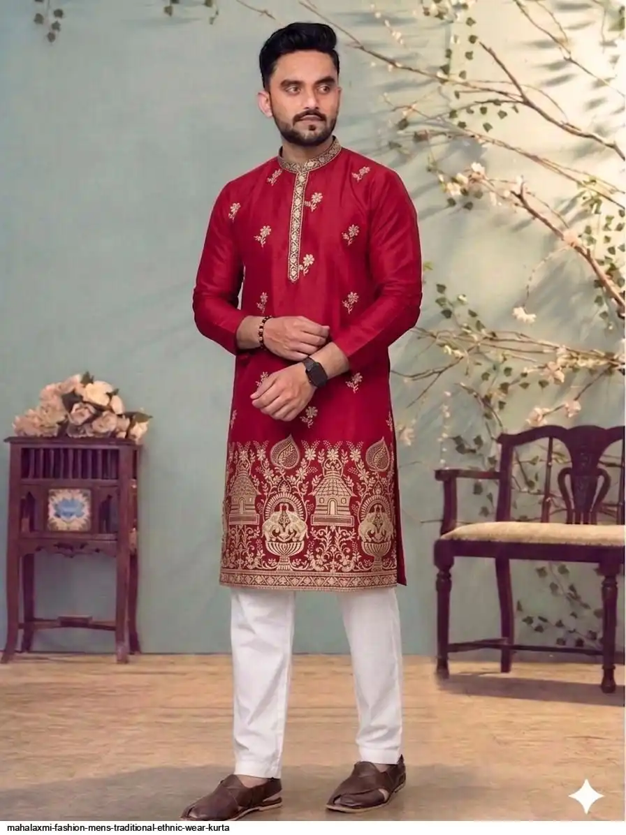 MAHALAXMI FASHION MENS TRADITIONAL ETHNIC WEAR KURTA 3