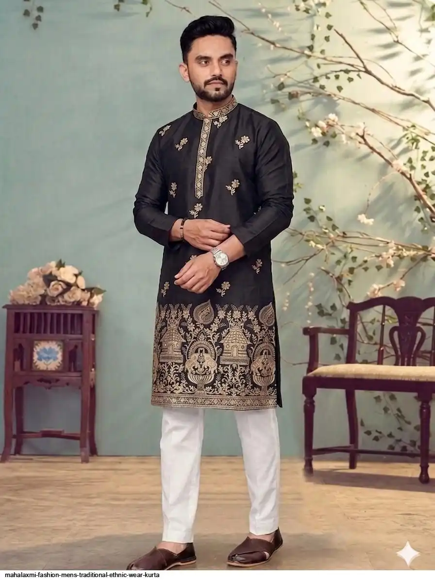 MAHALAXMI FASHION MENS TRADITIONAL ETHNIC WEAR KURTA 4