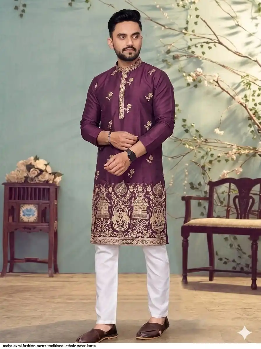 MAHALAXMI FASHION MENS TRADITIONAL ETHNIC WEAR KURTA 5