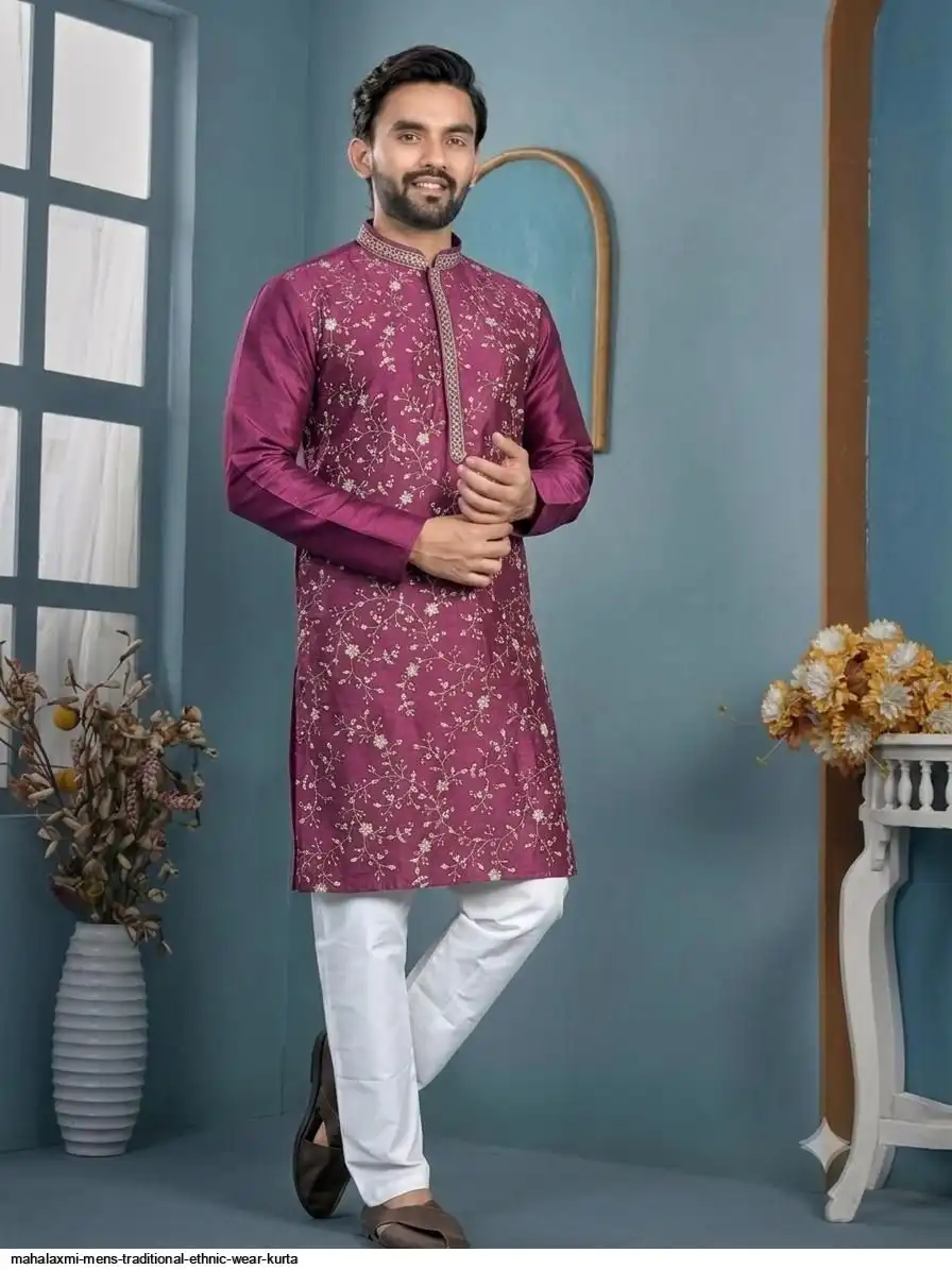 MAHALAXMI MENS TRADITIONAL ETHNIC WEAR KURTA 2