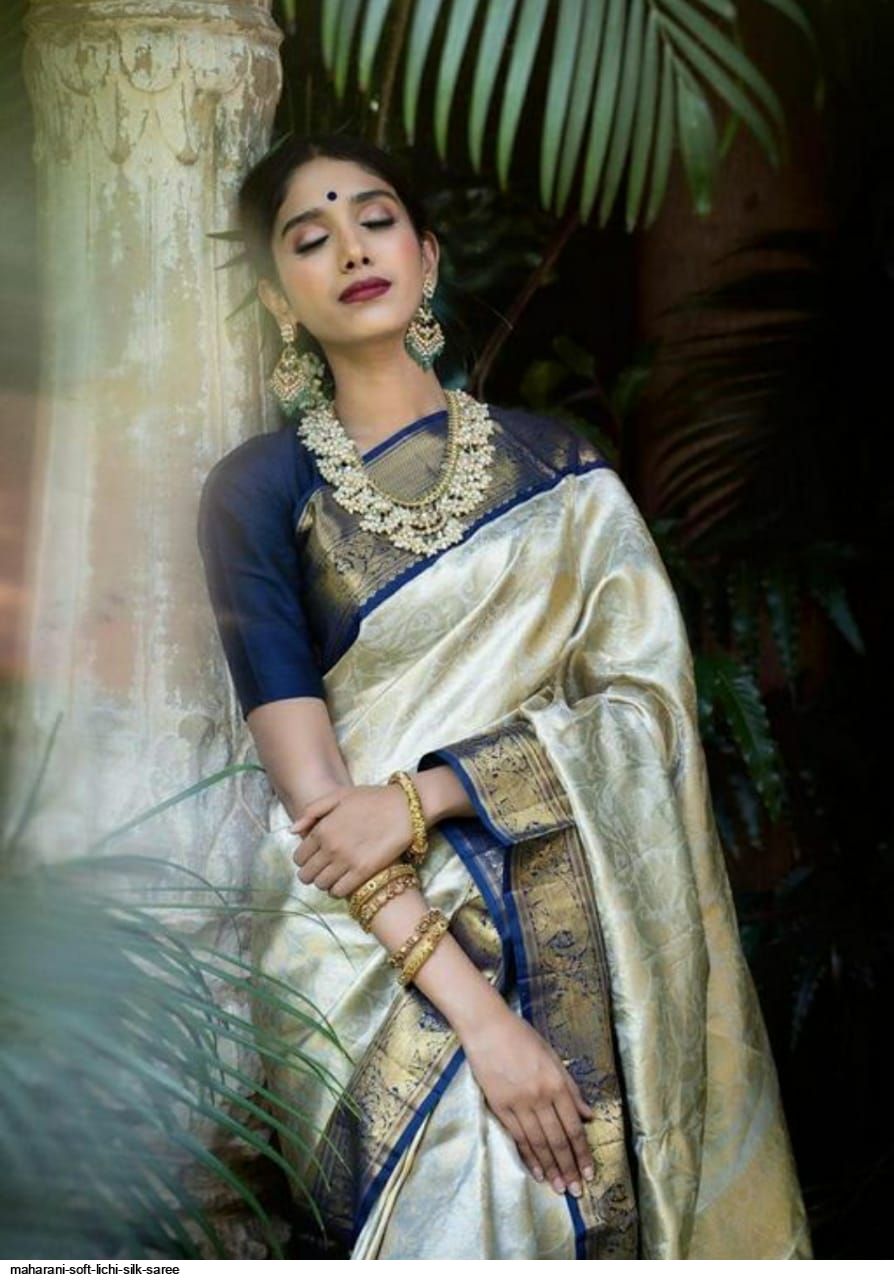 MAHARANI SOFT LICHI SILK SAREE