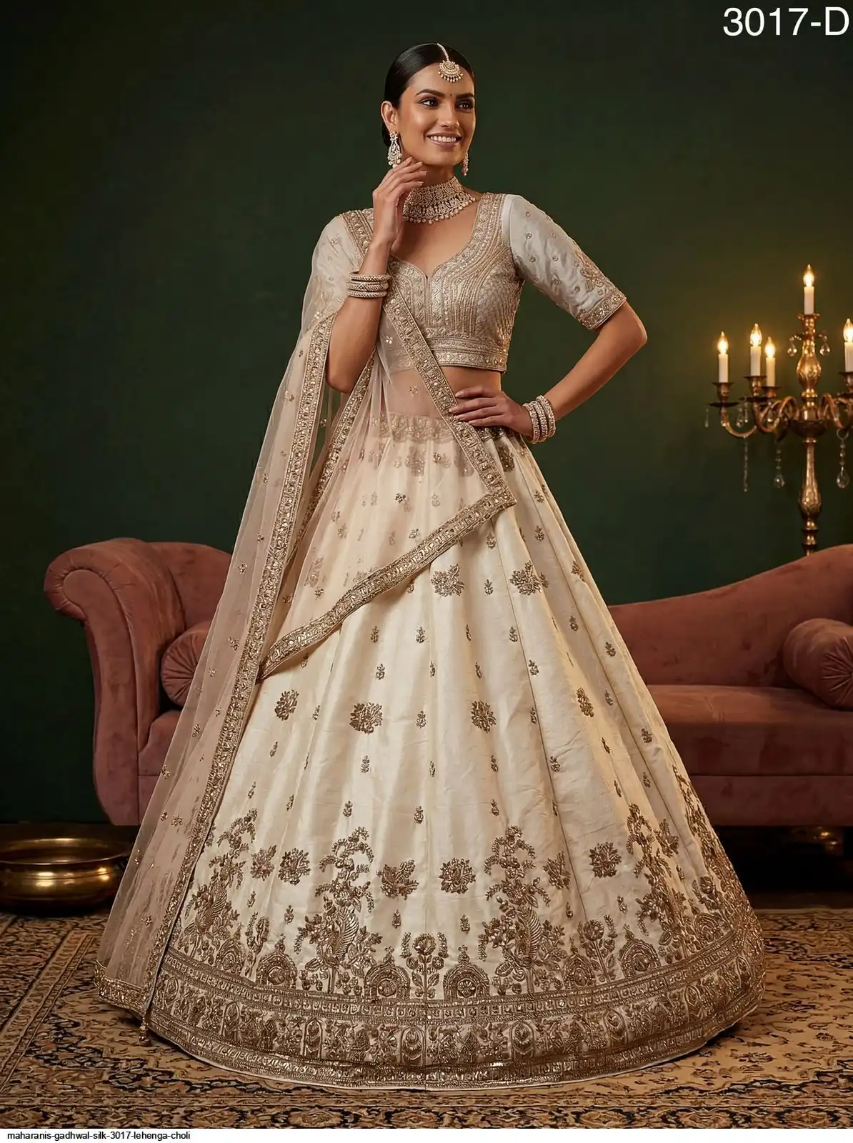 Maharani Lehenga Choli 3017 Gadhwal Silk