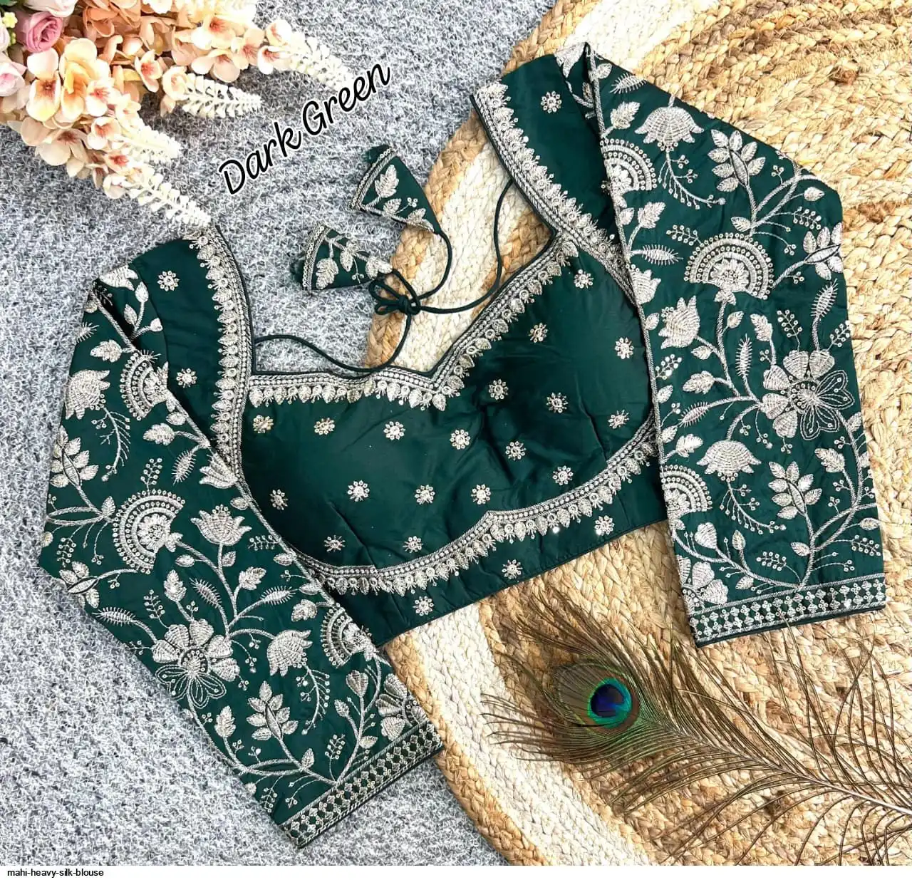 MAHI HEAVY SILK BLOUSE B