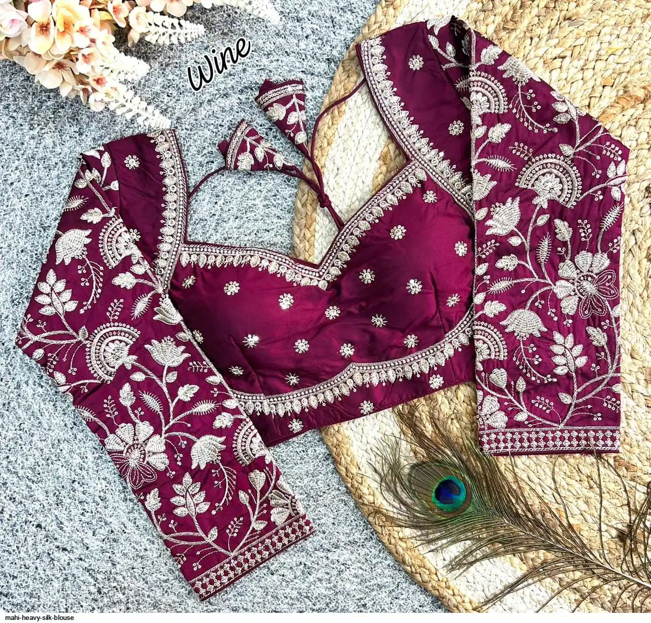MAHI HEAVY SILK BLOUSE D