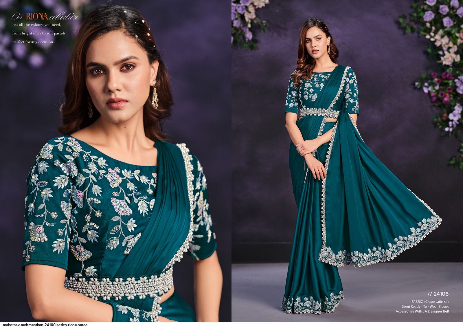 MAHOTSAV MOHMANTHAN 24100 SERIES RIONA SAREE 24106