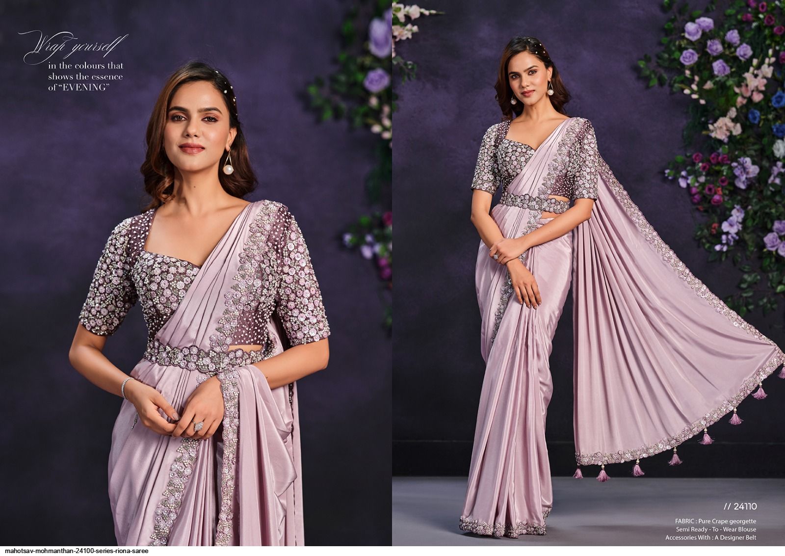 MAHOTSAV MOHMANTHAN 24100 SERIES RIONA SAREE 24110