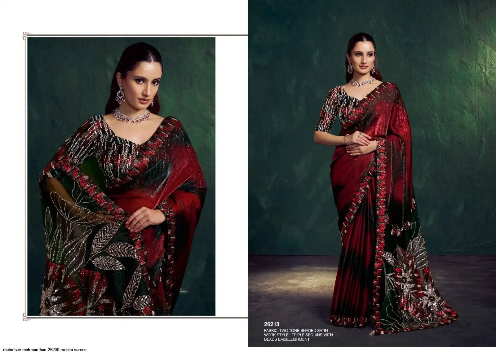 MAHOTSAV MOHMANTHAN 26200 MOHINI SAREES 26213