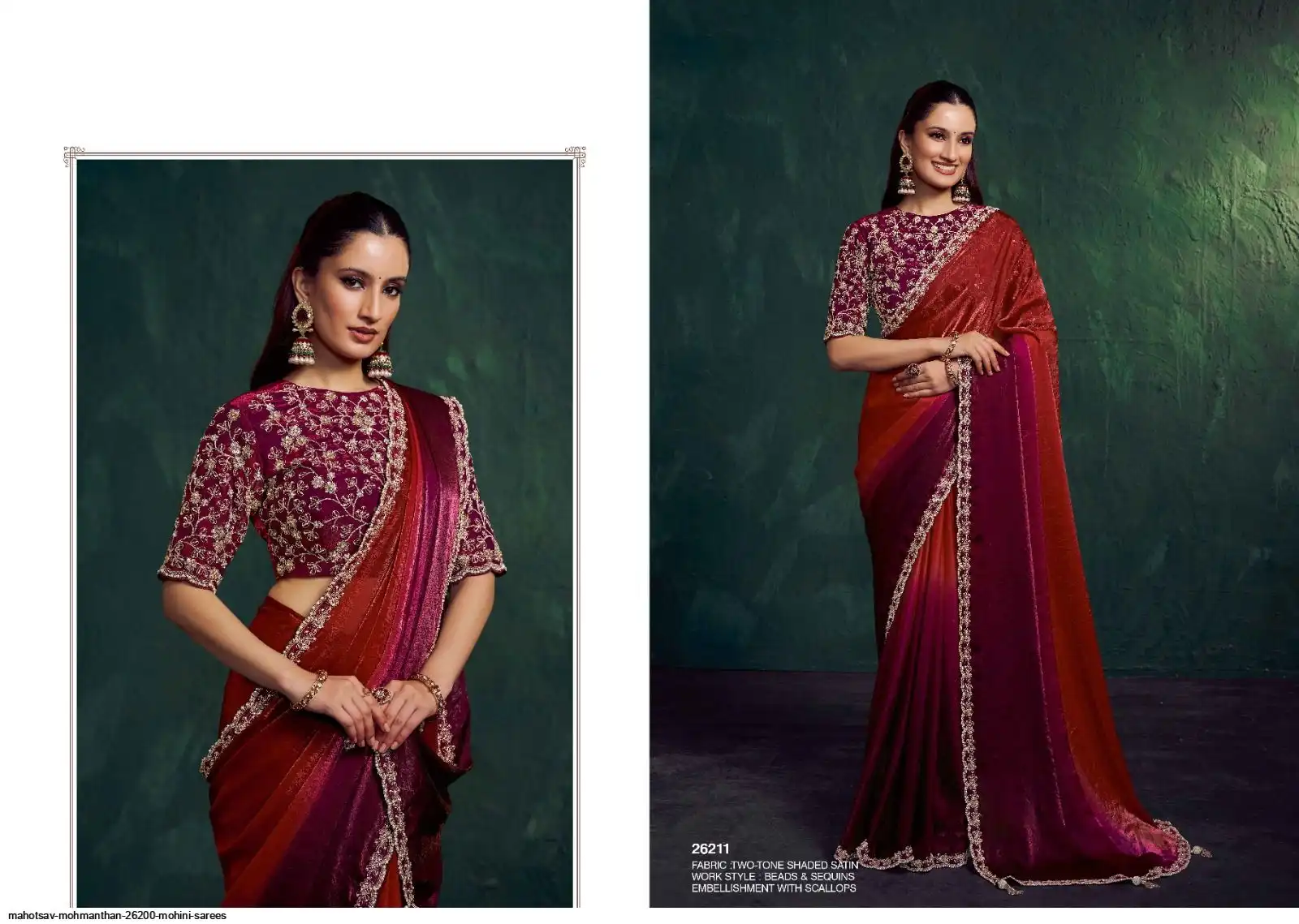 MAHOTSAV MOHMANTHAN 26200 MOHINI SAREES 26211