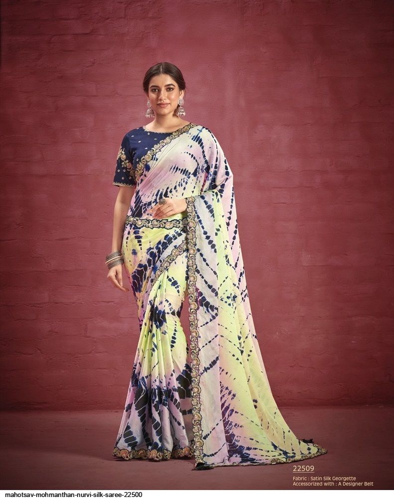 MAHOTSAV MOHMANTHAN NURVI SILK SAREE 22509