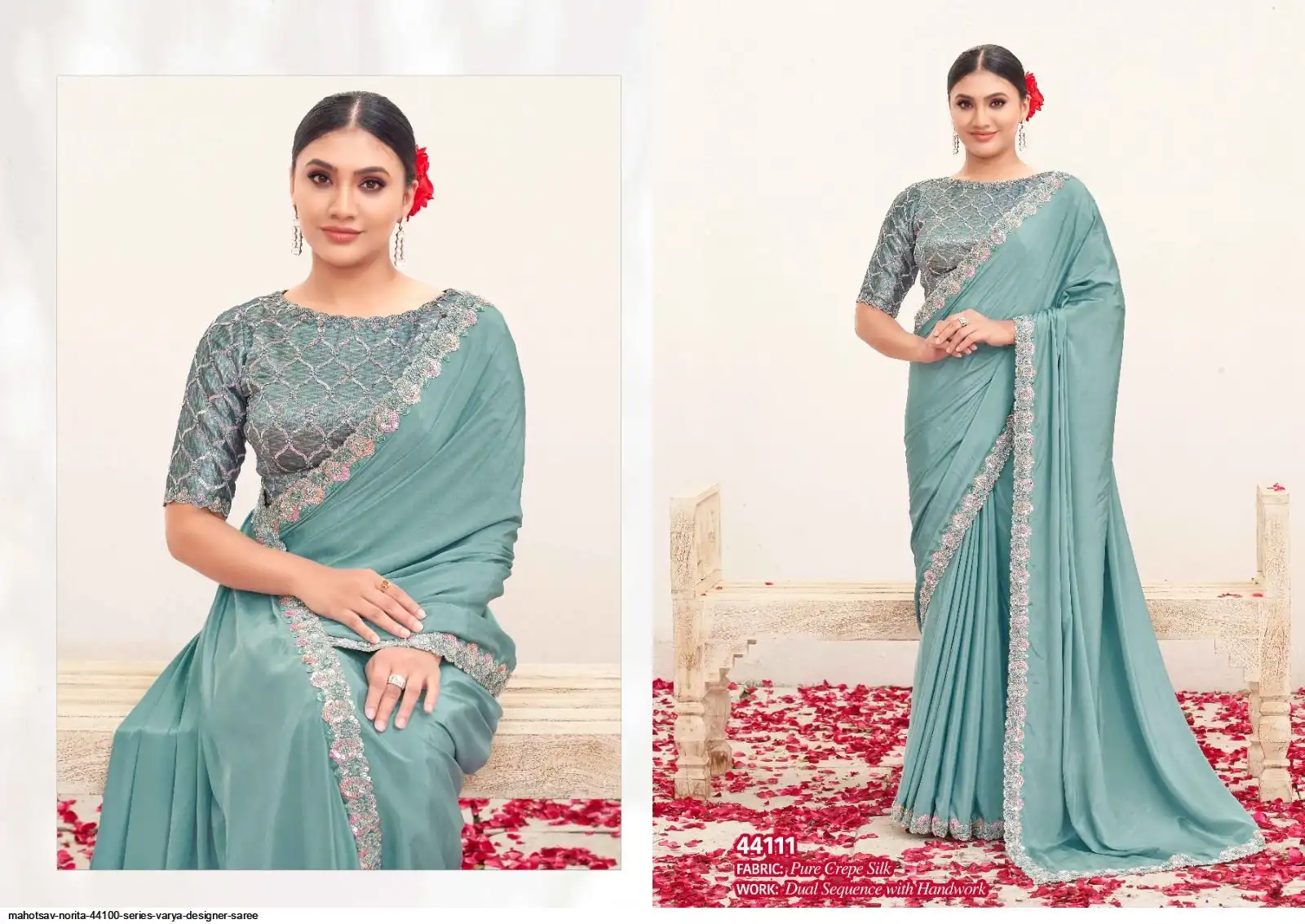 MAHOTSAV NORITA 44100 SERIES VARYA DESIGNER SAREE 44111