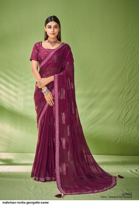 Mahotsav Norita Georgette Saree