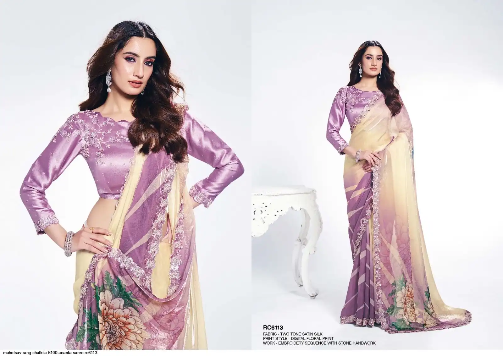 MAHOTSAV RANG CHATKILA 6100 ANANTA SAREE RC6113
