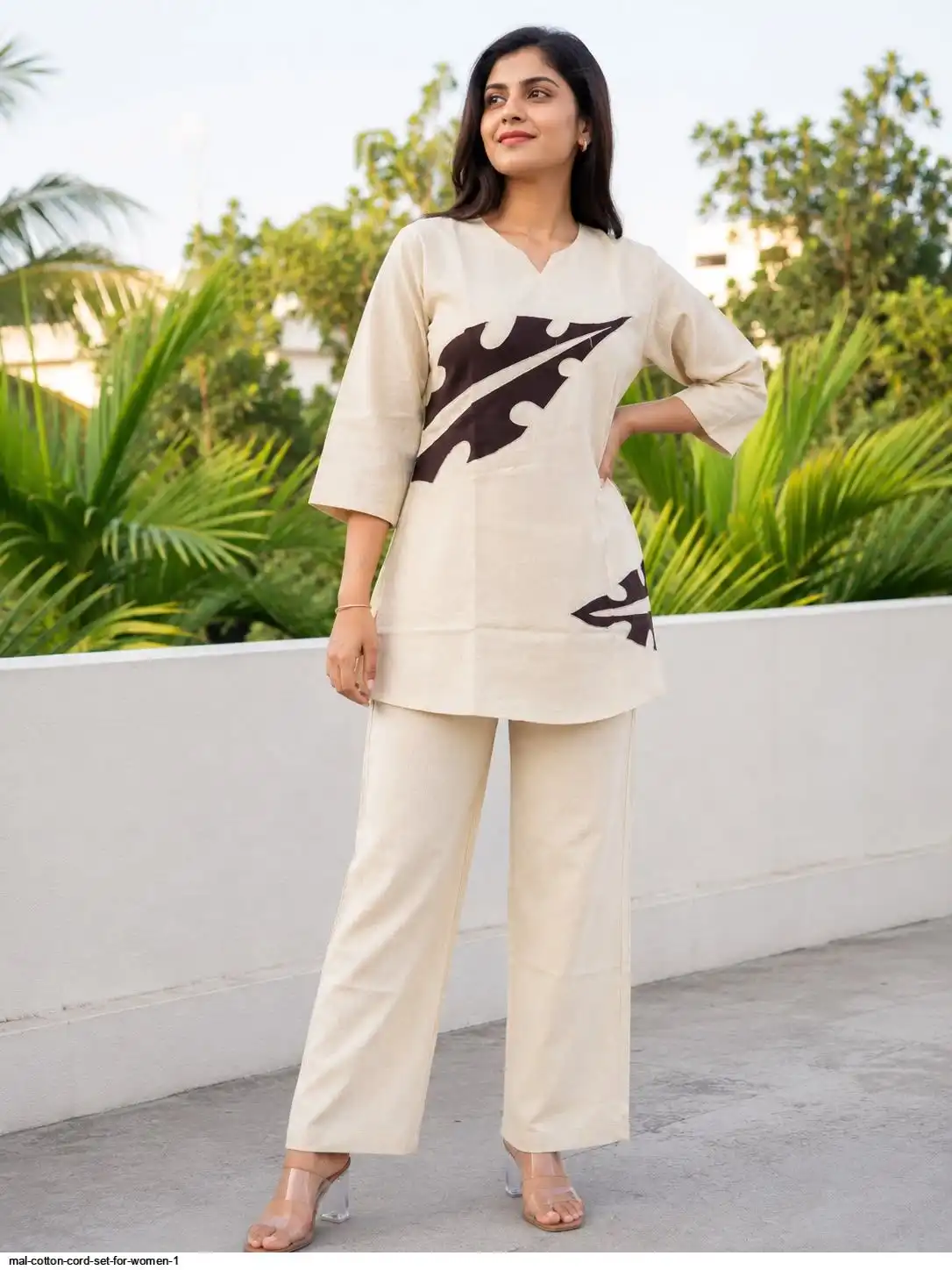 MAL COTTON CORD SET FOR WOMEN 1 A