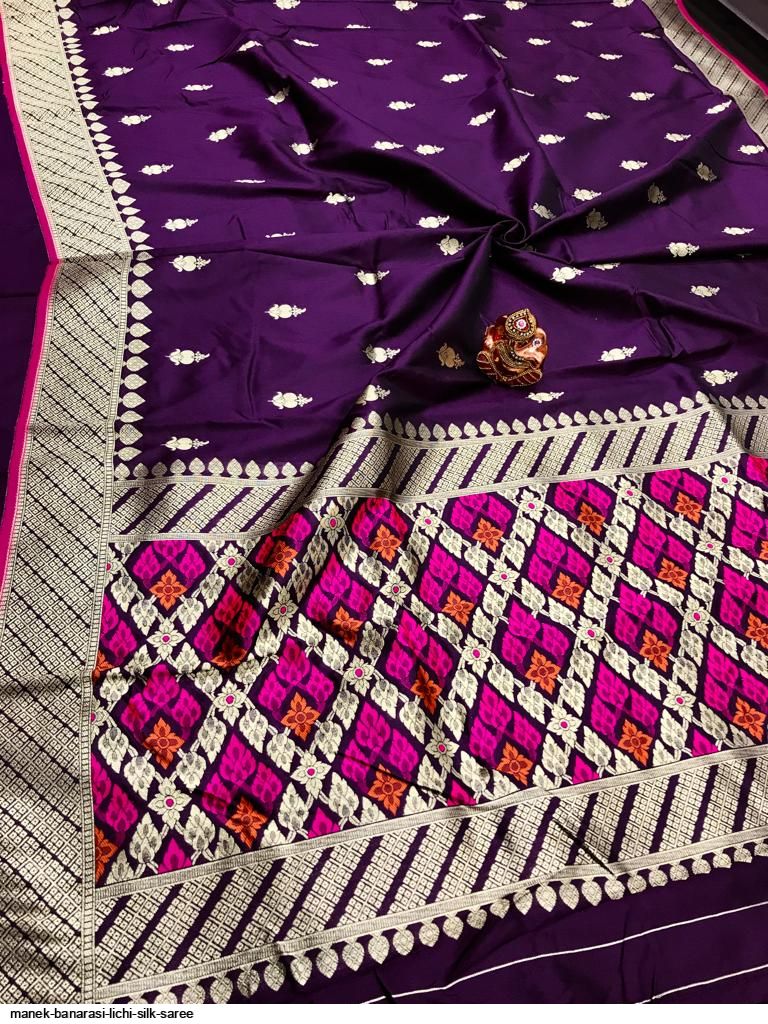 MANEK BANARASI LICHI SILK SAREE G