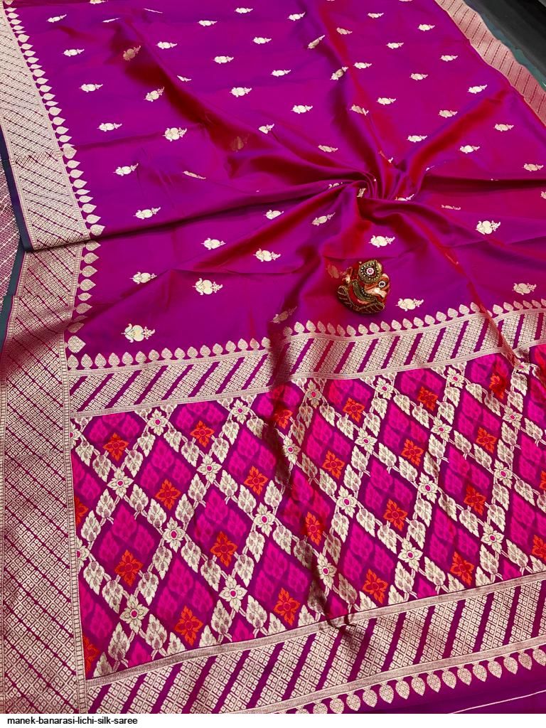 MANEK BANARASI LICHI SILK SAREE C