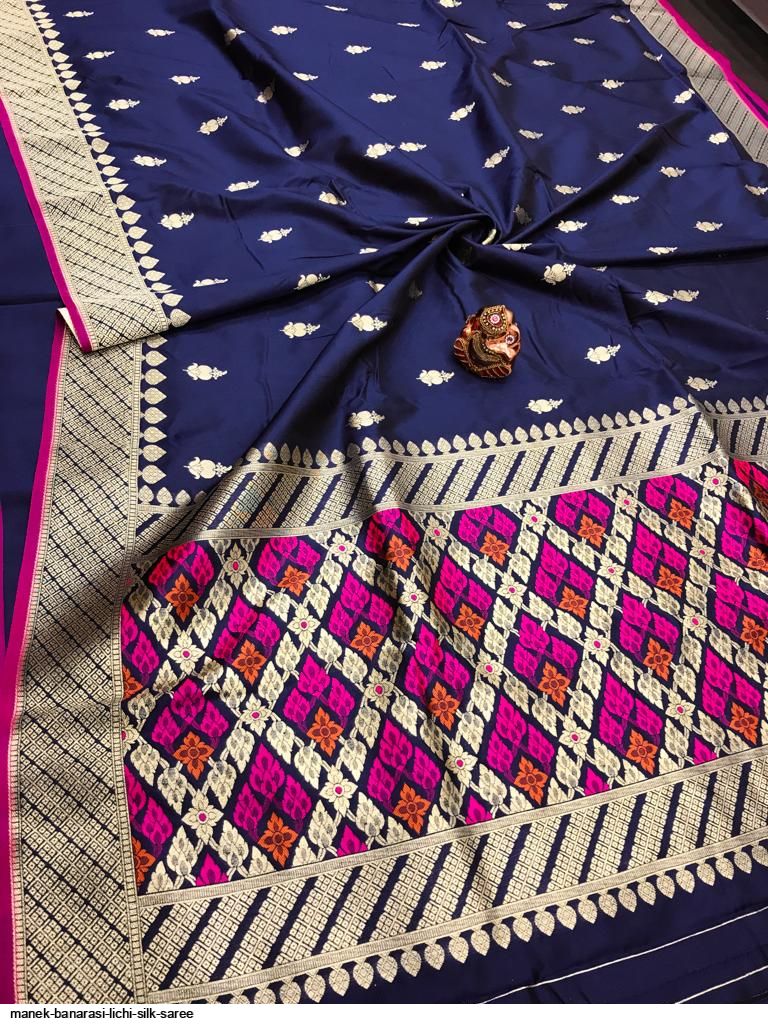 MANEK BANARASI LICHI SILK SAREE D