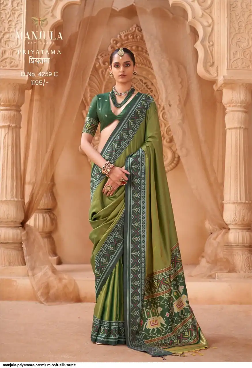 MANJULA PRIYATAMA PREMIUM SOFT SILK SAREE 2