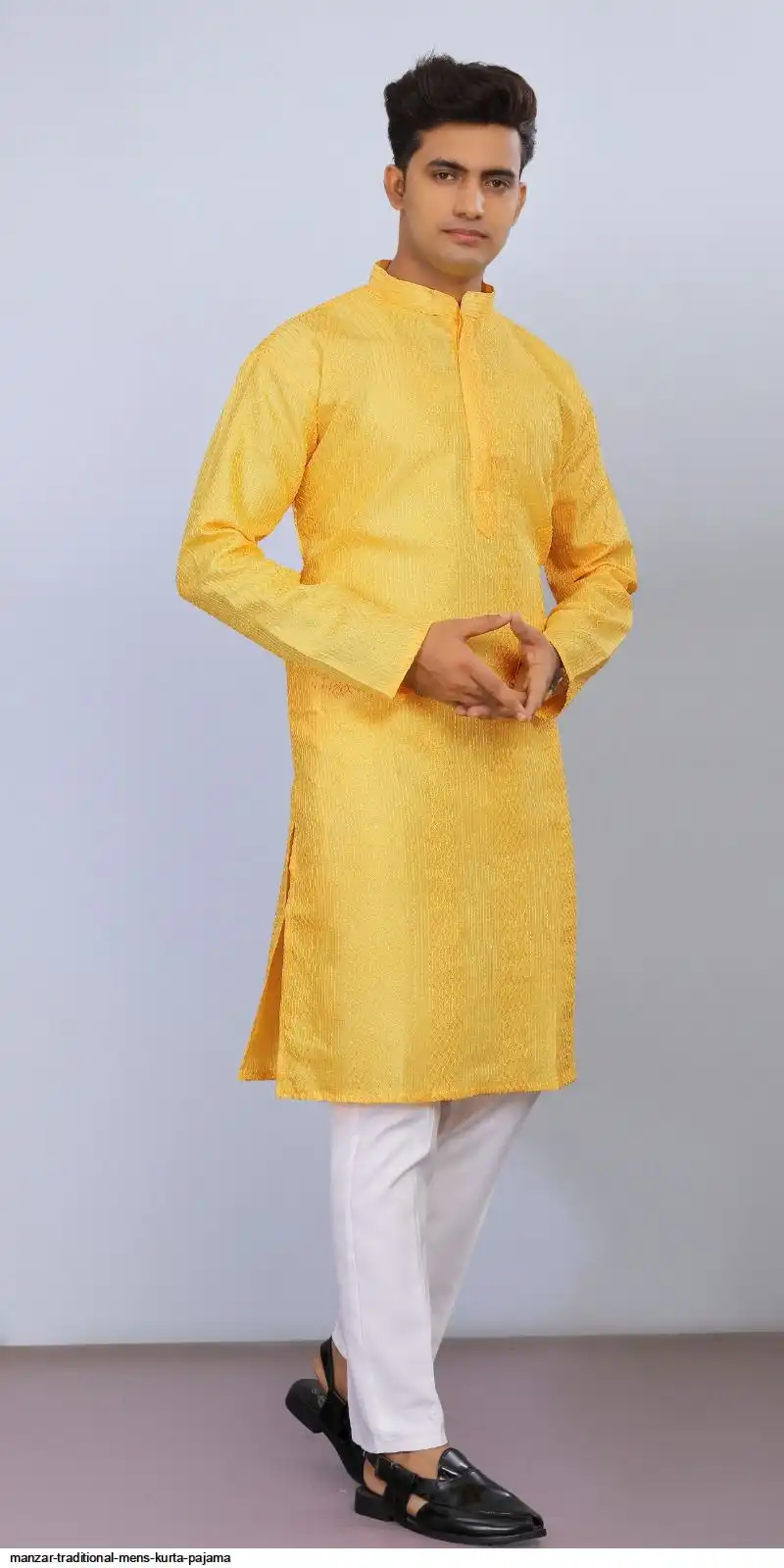 MANZAR TRADITIONAL MENS KURTA PAJAMA B