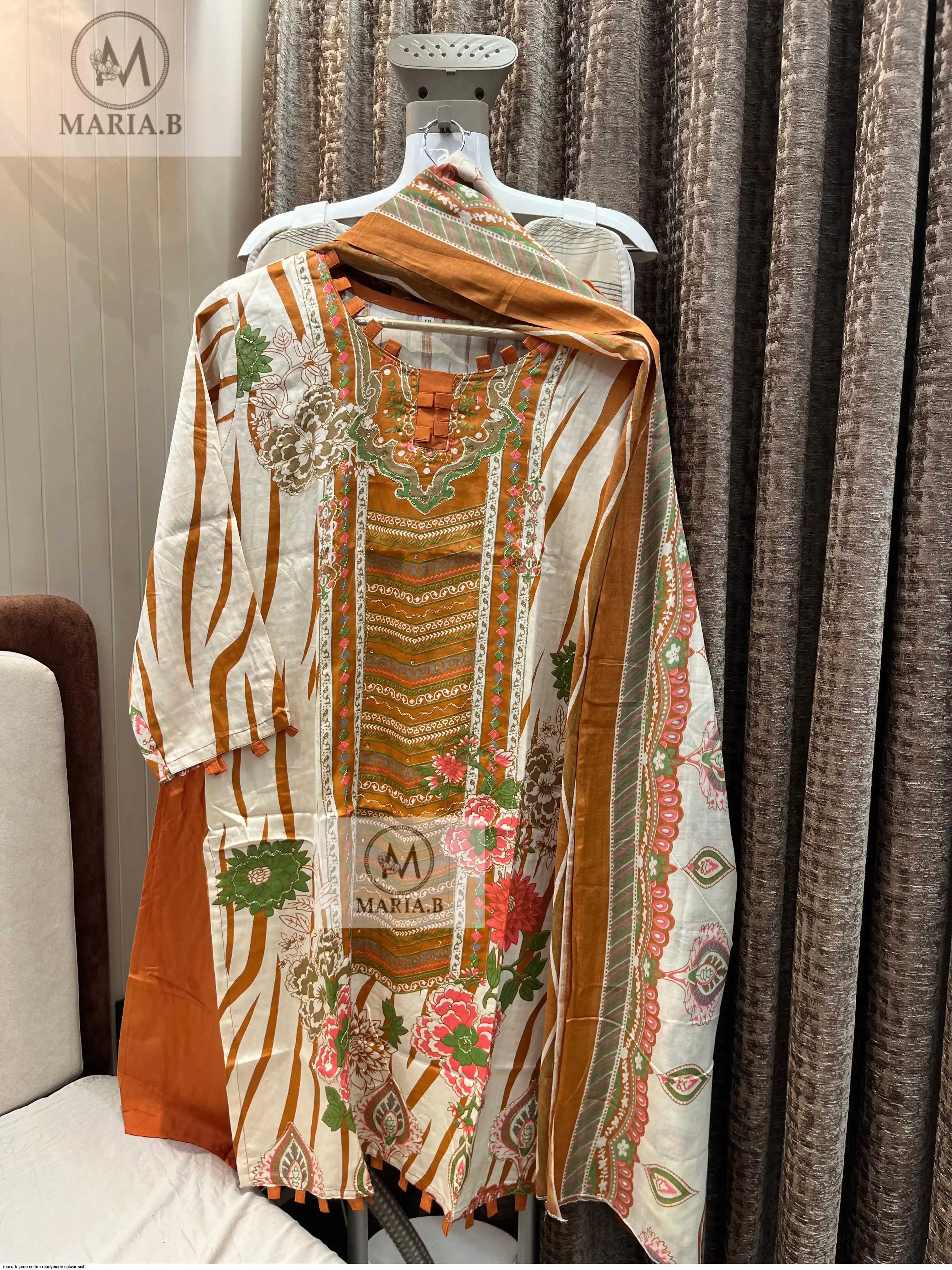 MARIA B JAAM COTTON READYMADE SALWAR SUIT E