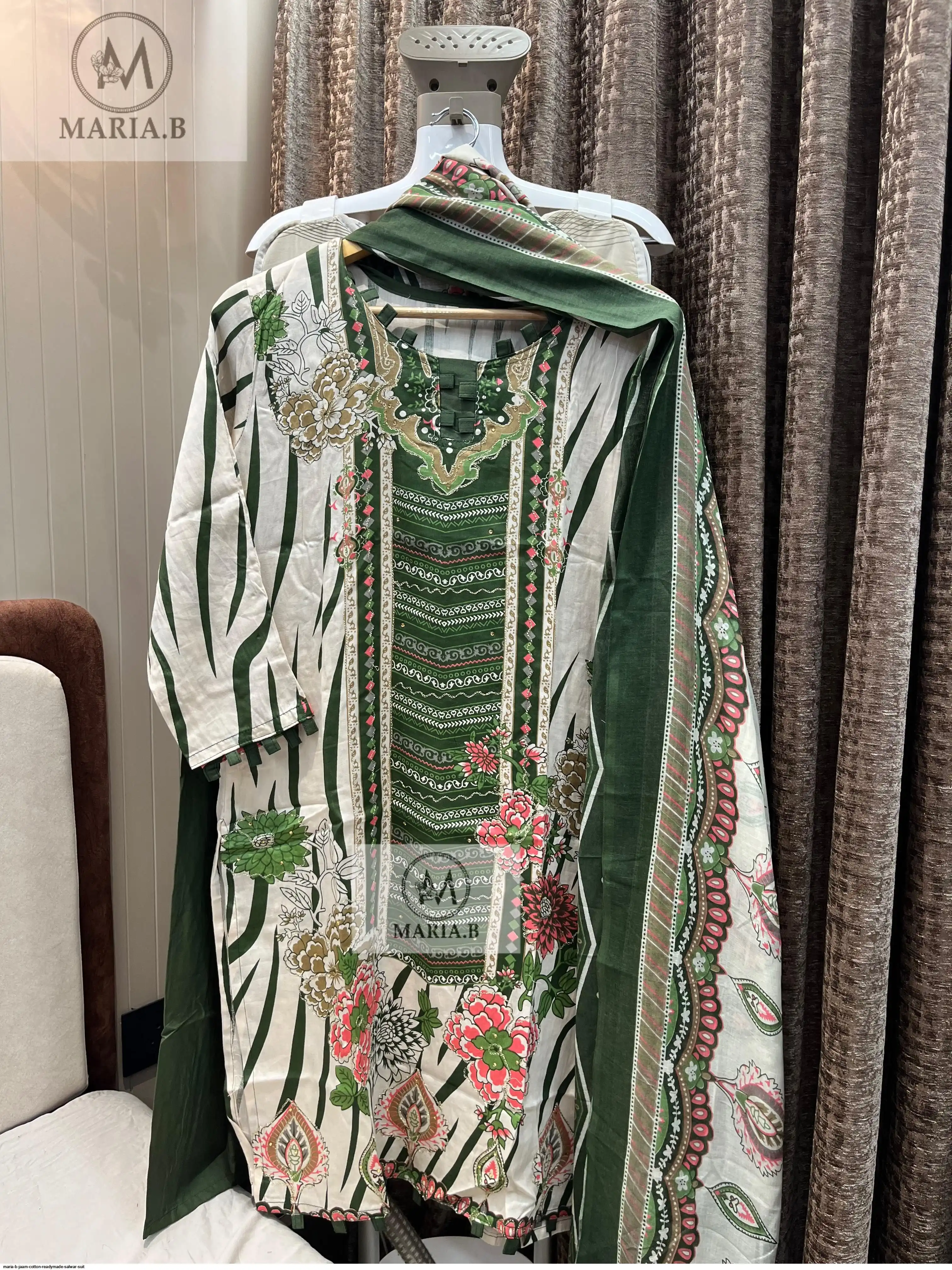 MARIA B JAAM COTTON READYMADE SALWAR SUIT H