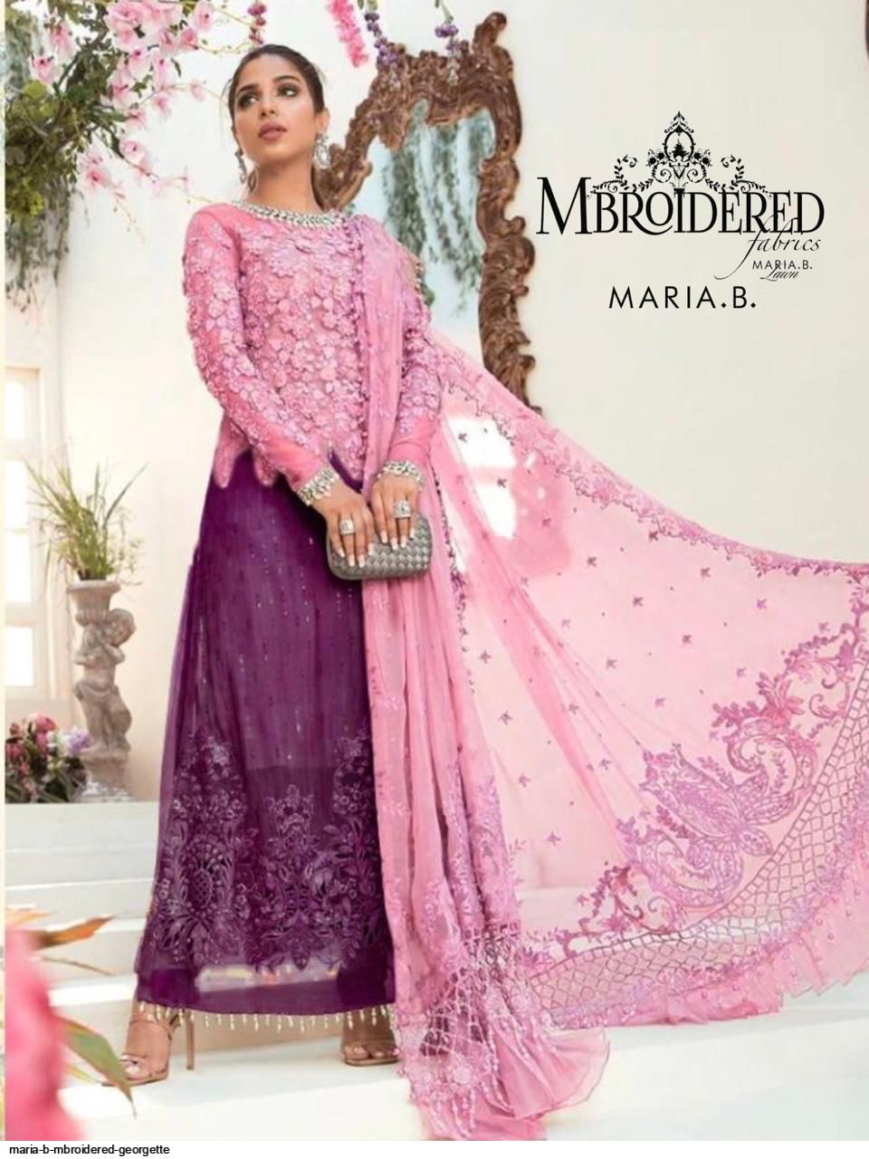 MARIA B MBROIDERED Georgette