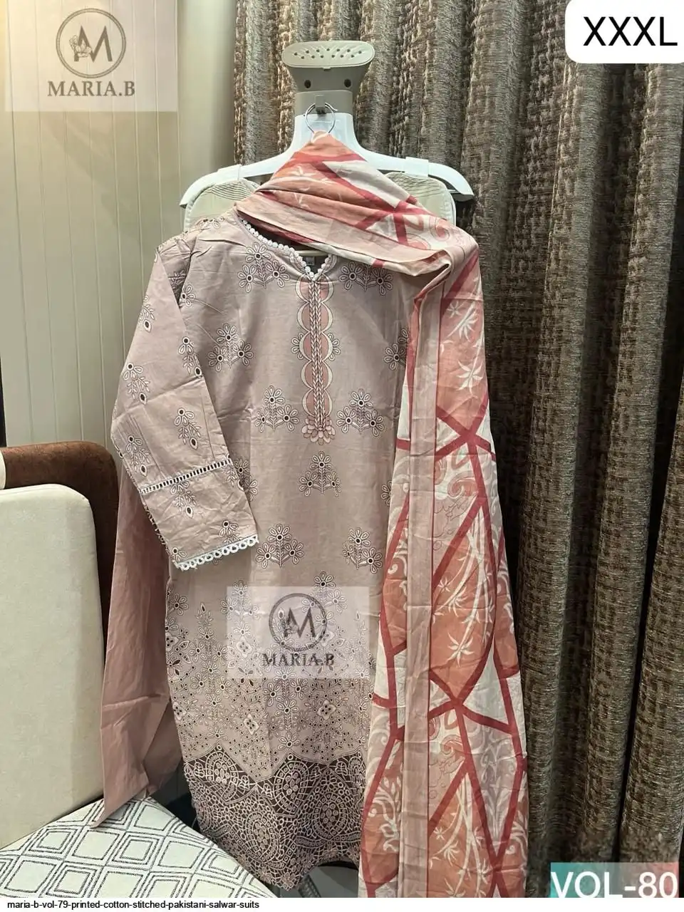 MARIA B VOL 79 PRINTED COTTON STITCHED PAKISTANI SALWAR SUITS 10