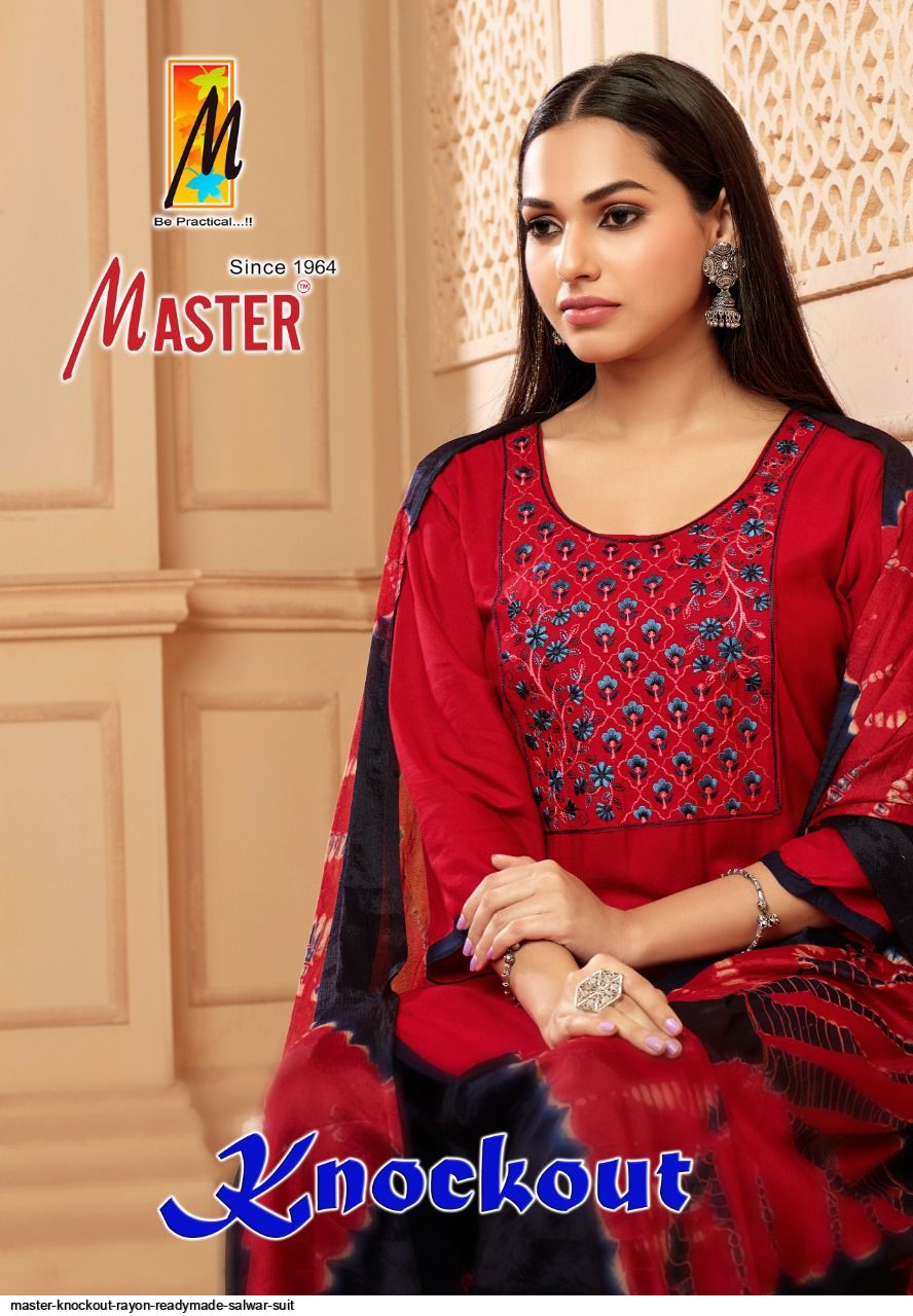 MASTER KNOCKOUT RAYON READYMADE SALWAR SUIT