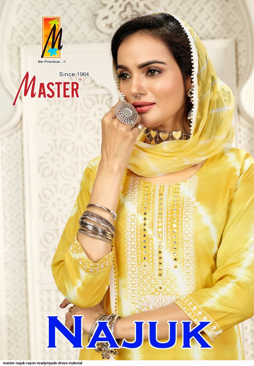 MASTER NAJUK RAYON READYMJADE DRESS MATERIAL
