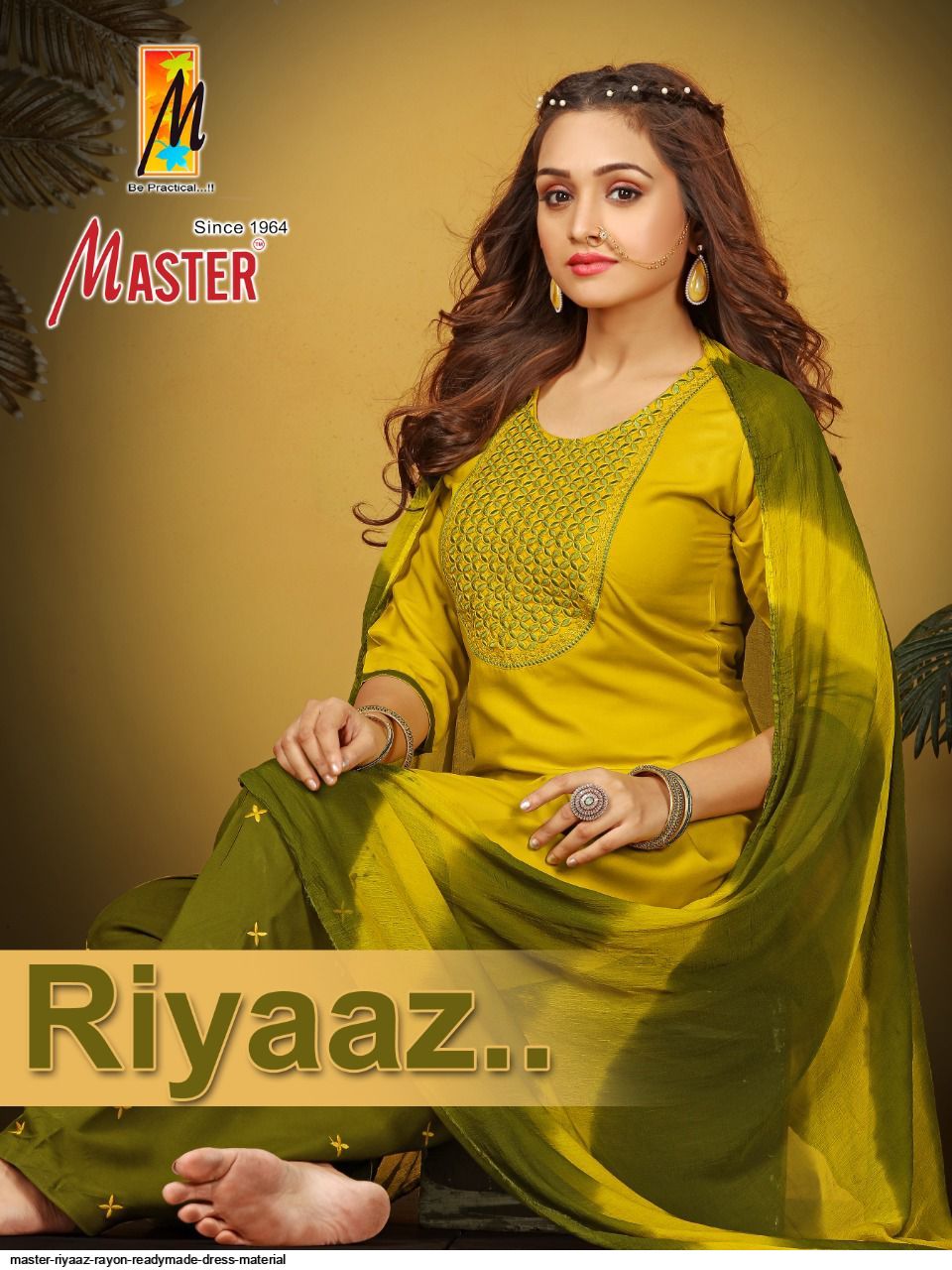 MASTER RIYAAZ RAYON READYMADE DRESS MATERIAL
