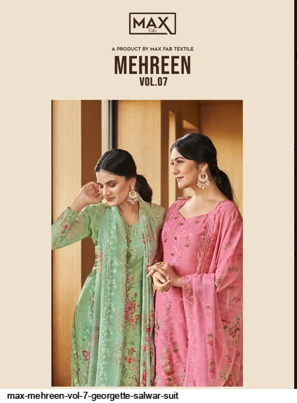 MAX MEHREEN VOL GEORGETTE SALWAR SUIT