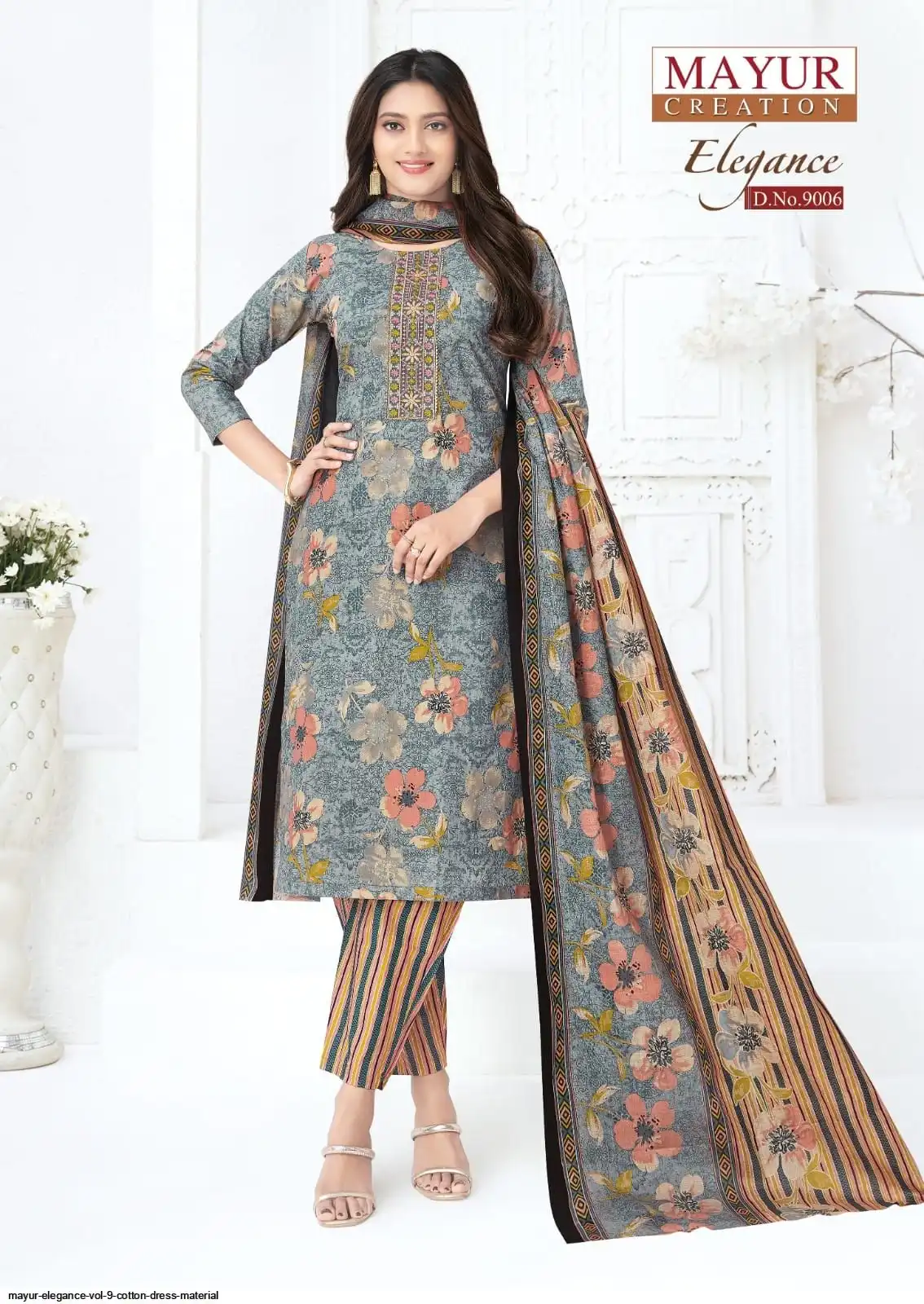 elegance dress material Mayur Creation Elegance Vol-7 Cotton Dress Material Wholesale Online Mumbai
