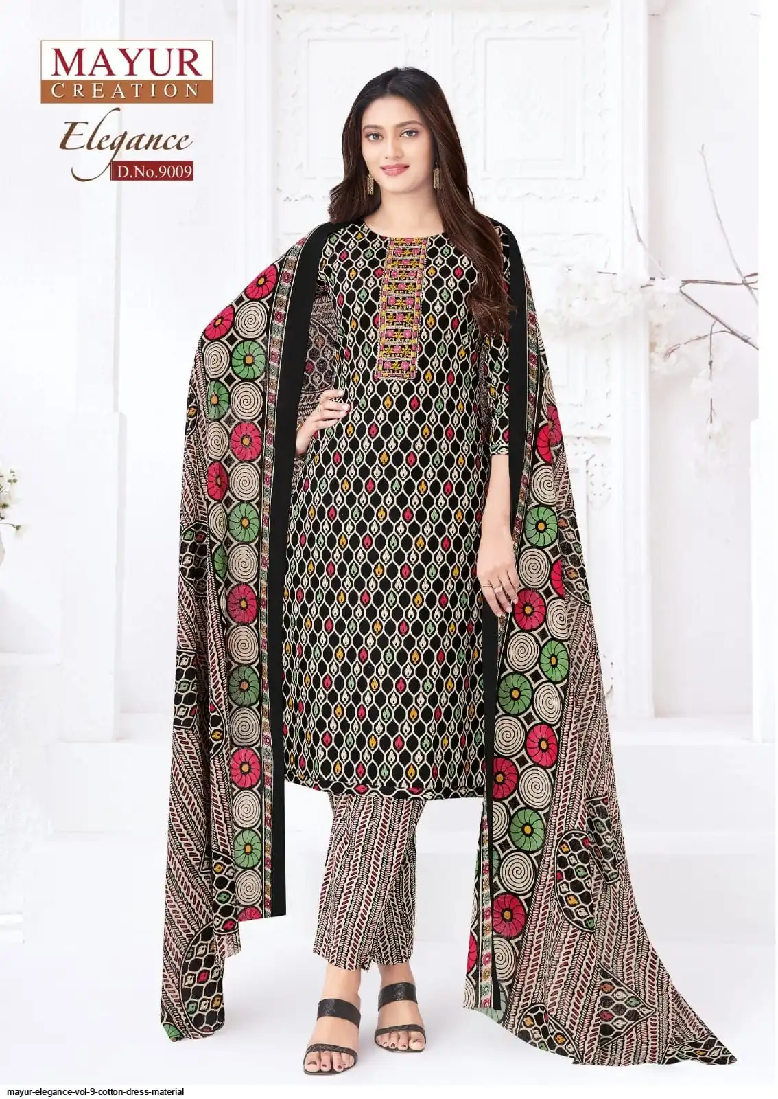 Mayur Khz mayur elegance vol 9 cotton dress material