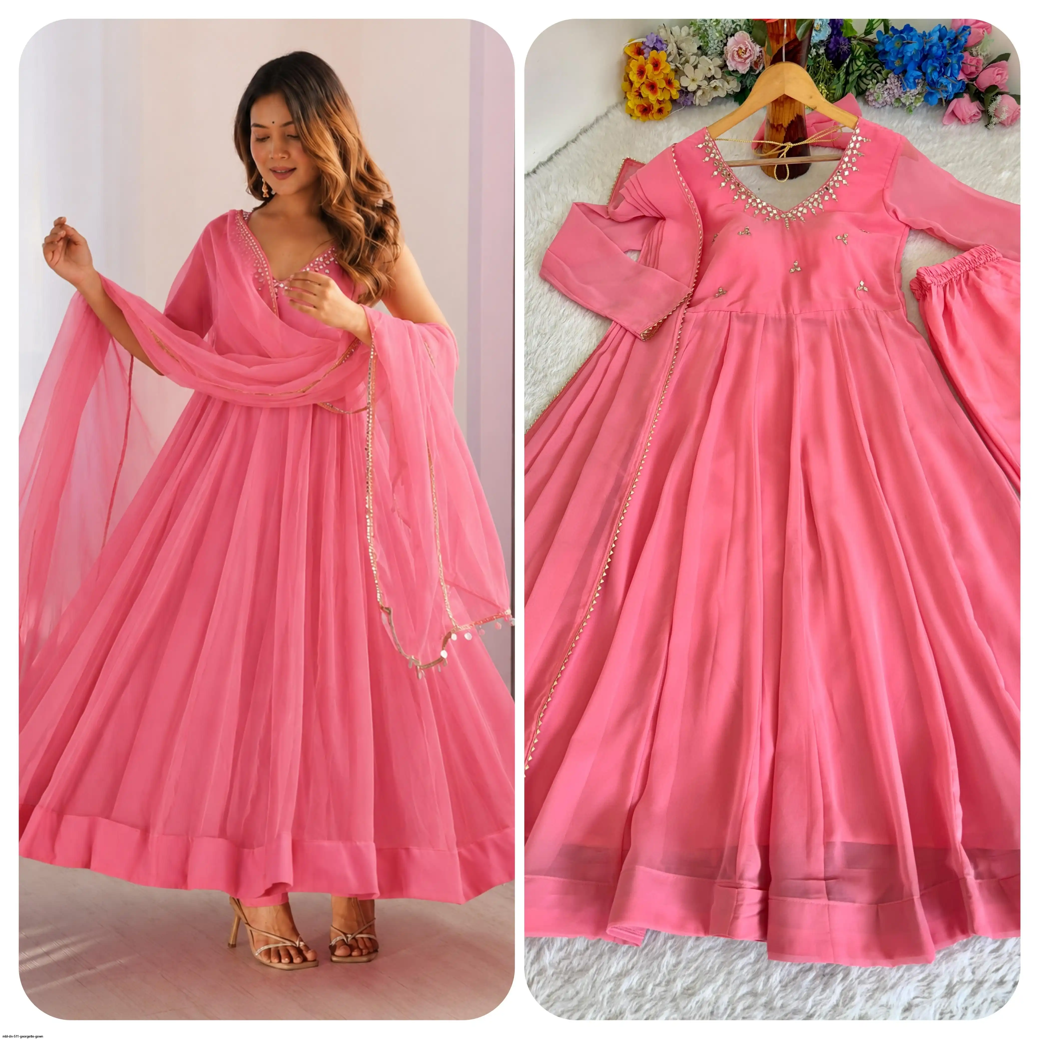 MBL DN 511 GEORGETTE GOWN B