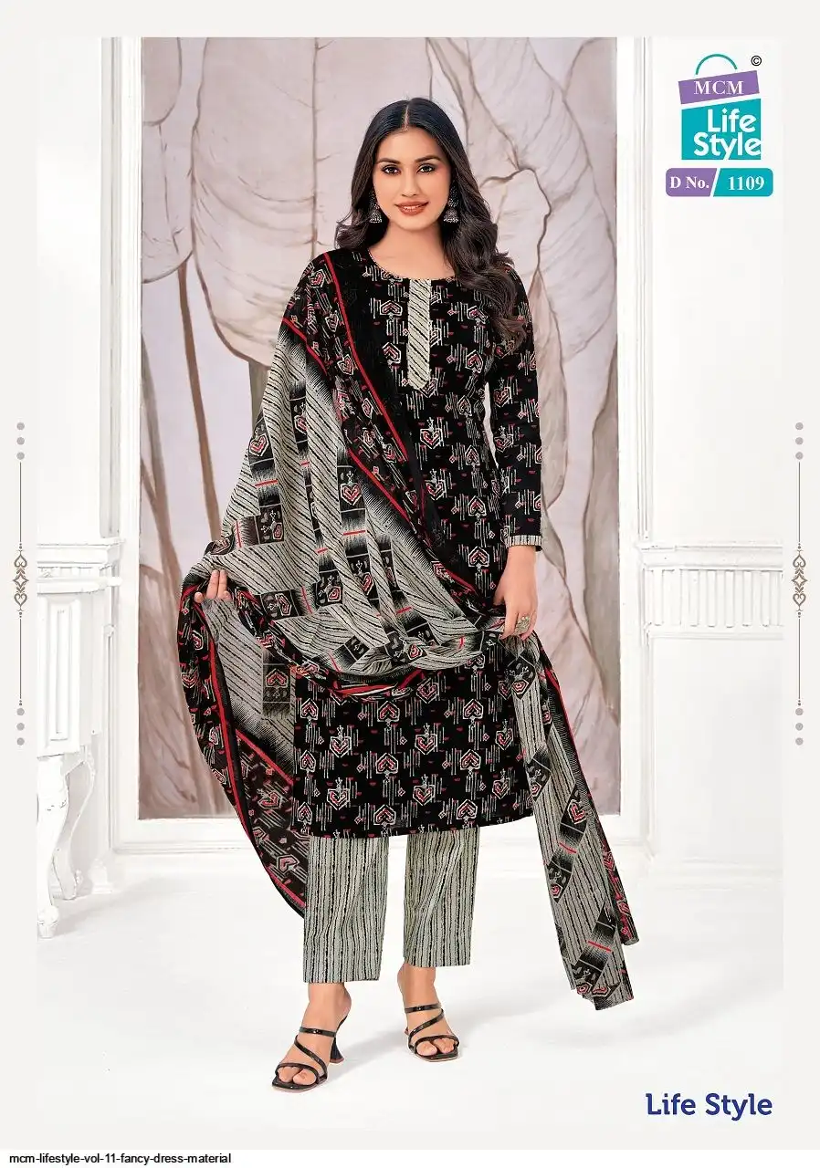 Mcm Lifestyle Daily Wear Churidar Materials MCM LIFESTYLE VOL 11
