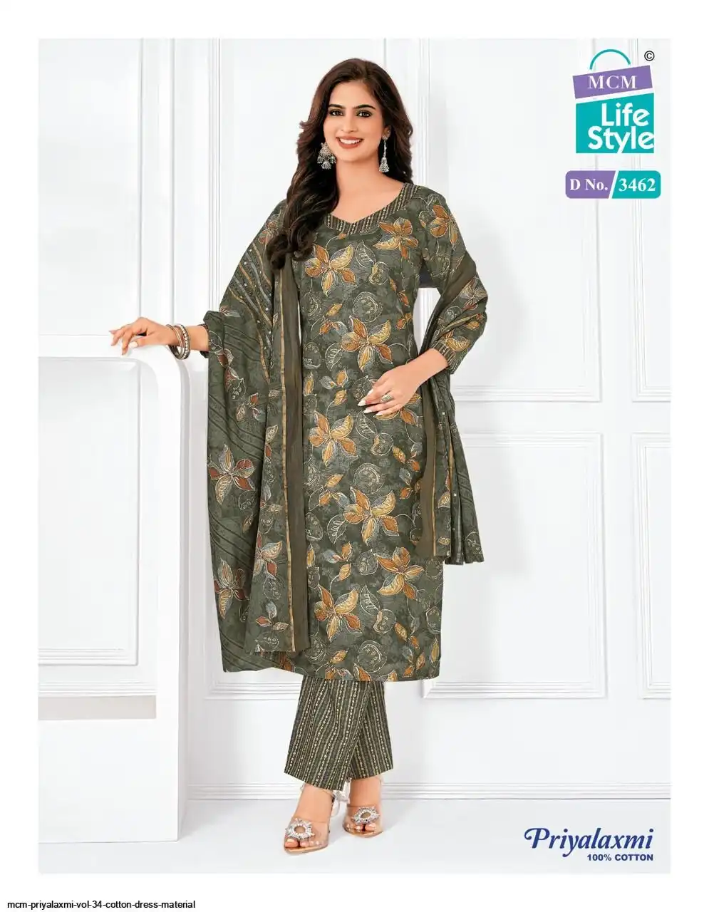 MCM PRIYALAXMI VOL 34 COTTON DRESS MATERIAL