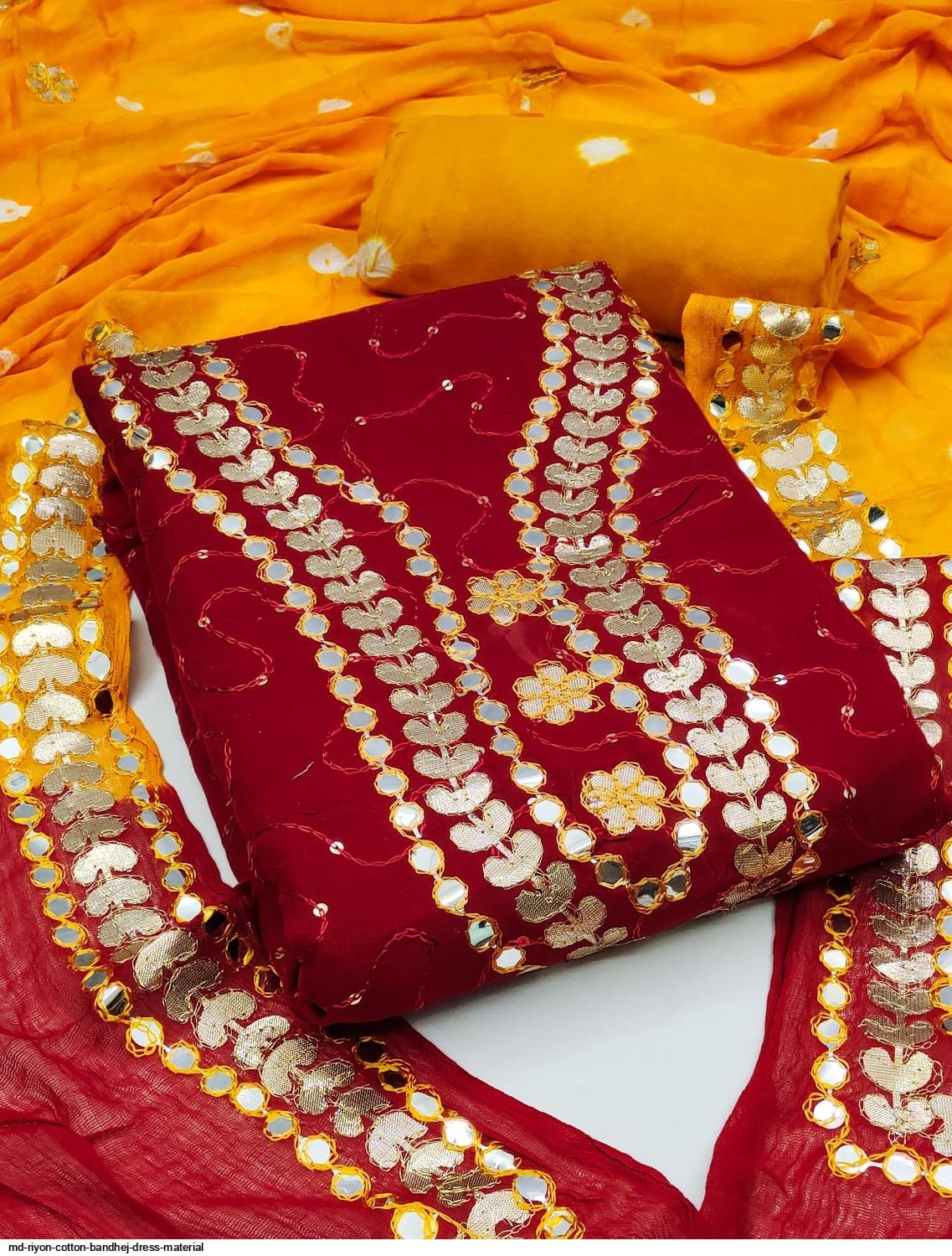 Bandhani Dress Materials Manufacturer, Supplier, Exporter