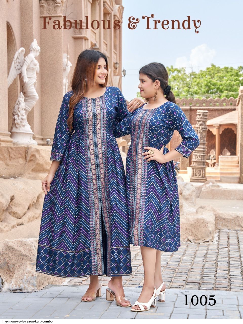 ME MOM VOL 5 RAYON KURTI COMBO 1005