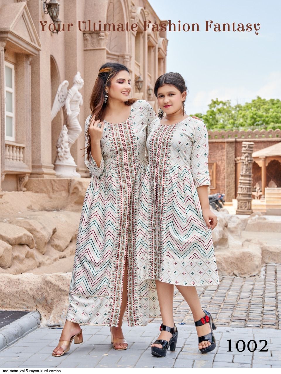 ME MOM VOL 5 RAYON KURTI COMBO 1002