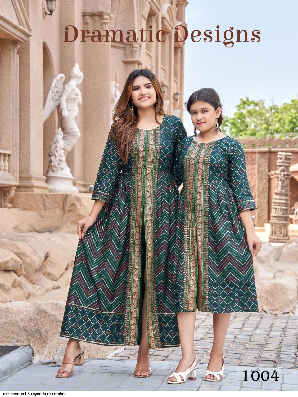 ME MOM VOL 5 RAYON KURTI COMBO 1004