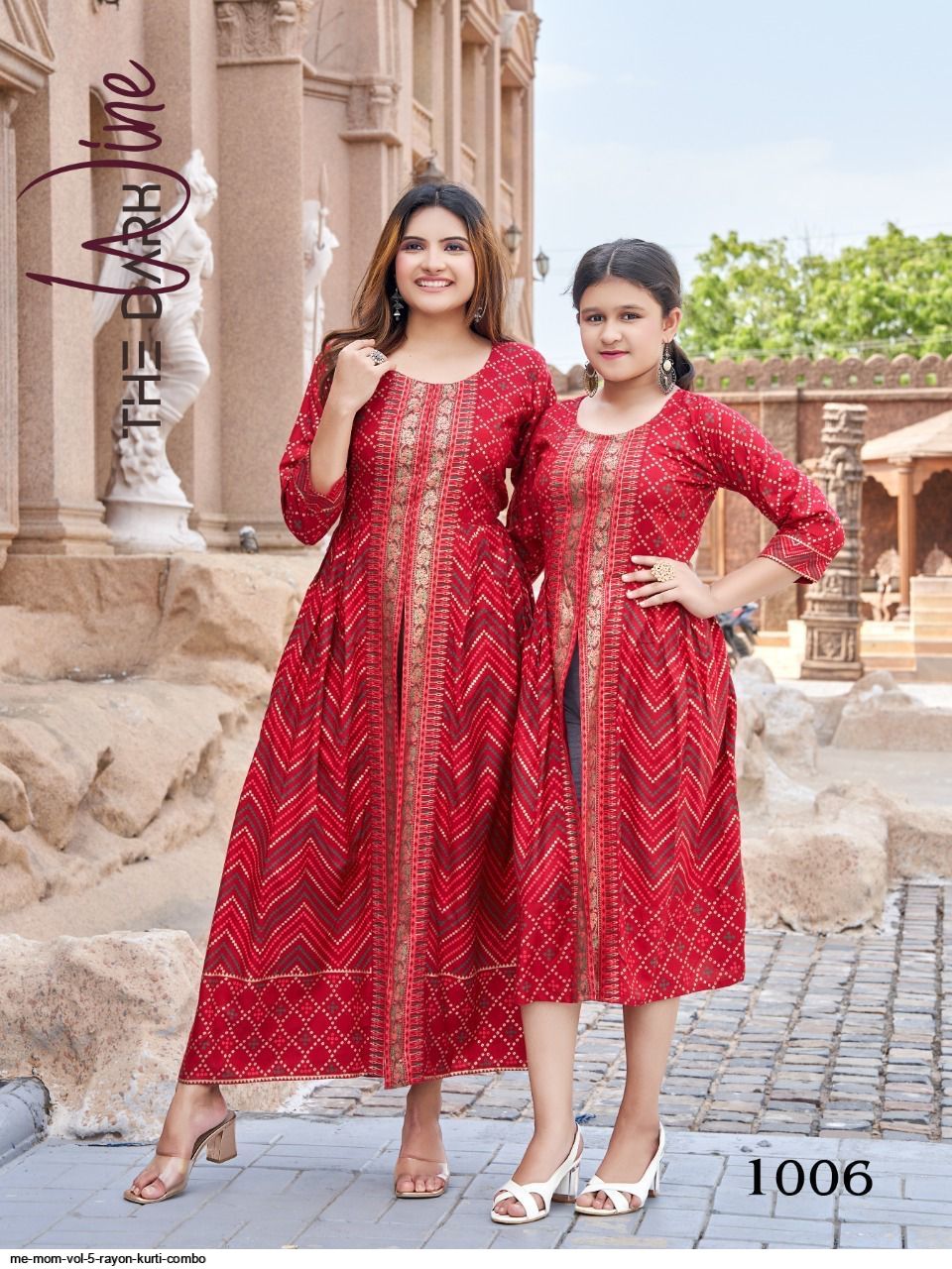 ME MOM VOL 5 RAYON KURTI COMBO 1006