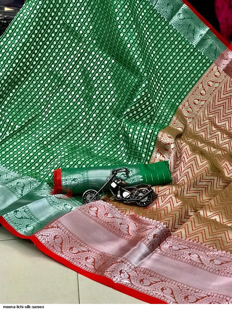 MEENA LICHI SILK SAREES E
