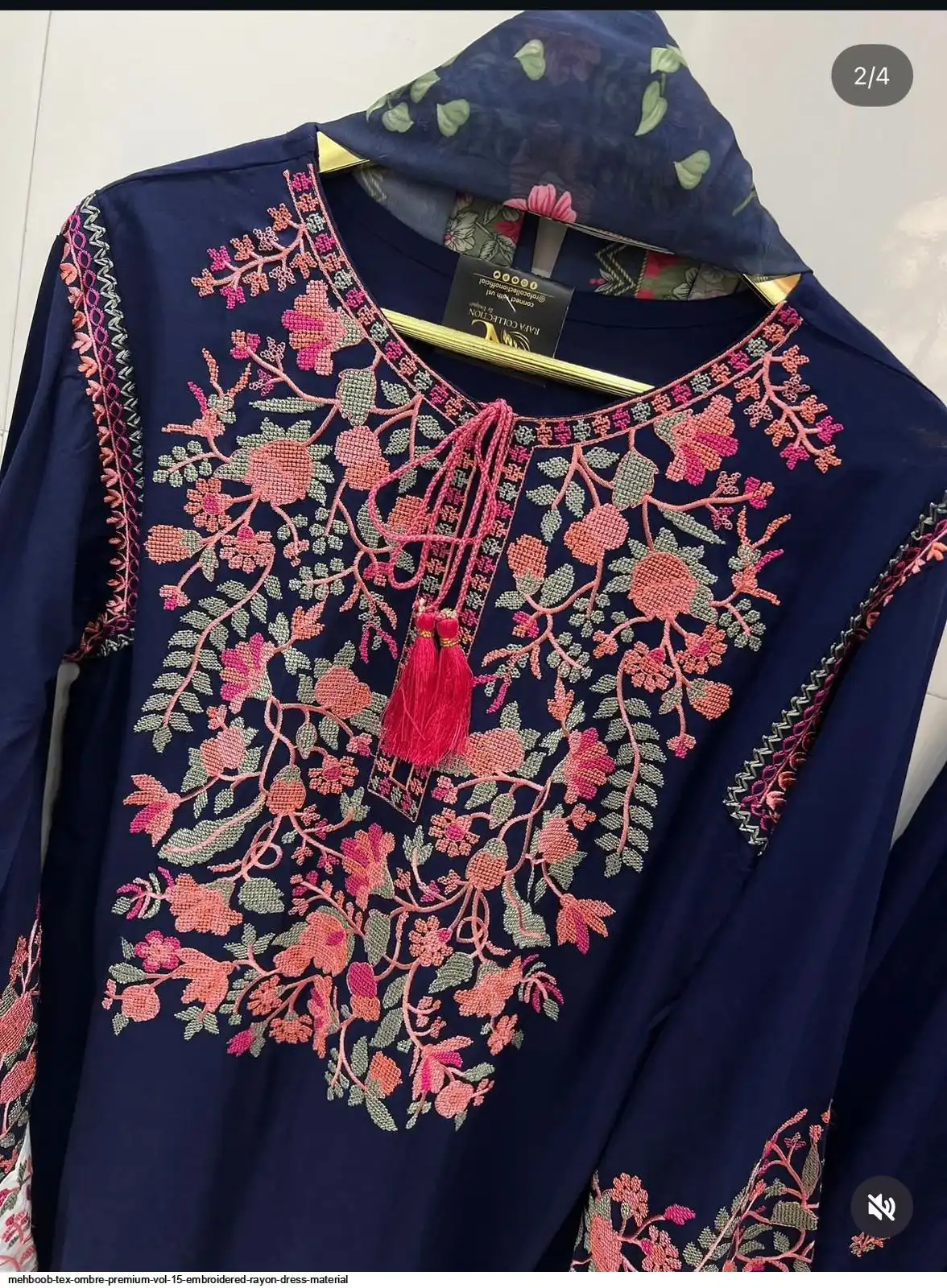 Mahbob Vegan Mehboob Tex Ombre Premium Vol-15 Rayon Dress Material