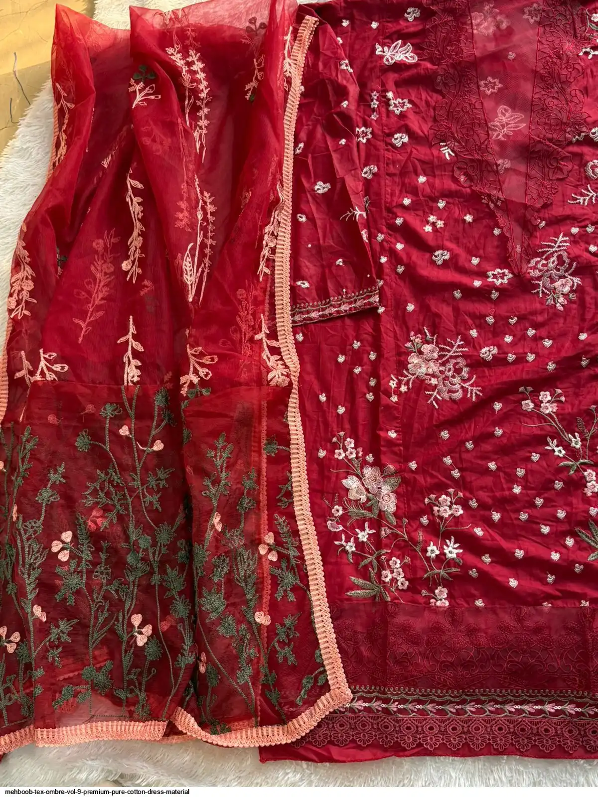 Mahbob Rind MEHBOOB TEX OMBRE VOL-9 Premium Pure Cotton Dress Material