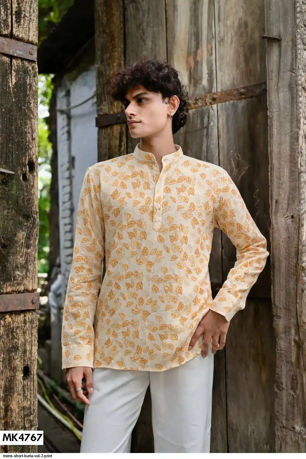 MENS SHORT KURTA VOL 2 PRINT 4767