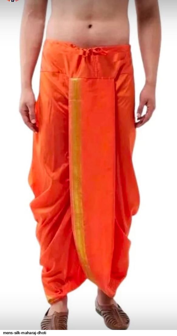 MENS SILK MAHARAJ DHOTI