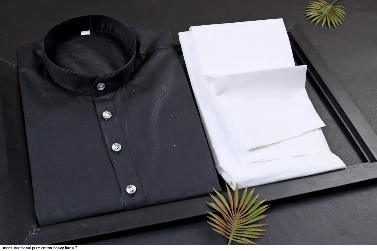 MENS TRADITIONAL PURE COTTON HEAVY KURTA 2 D