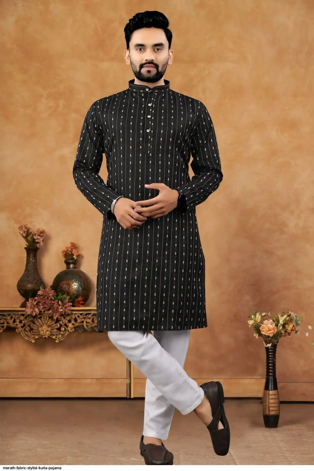 MERATH FABRIC STYLIST KURTA PAJAMA D