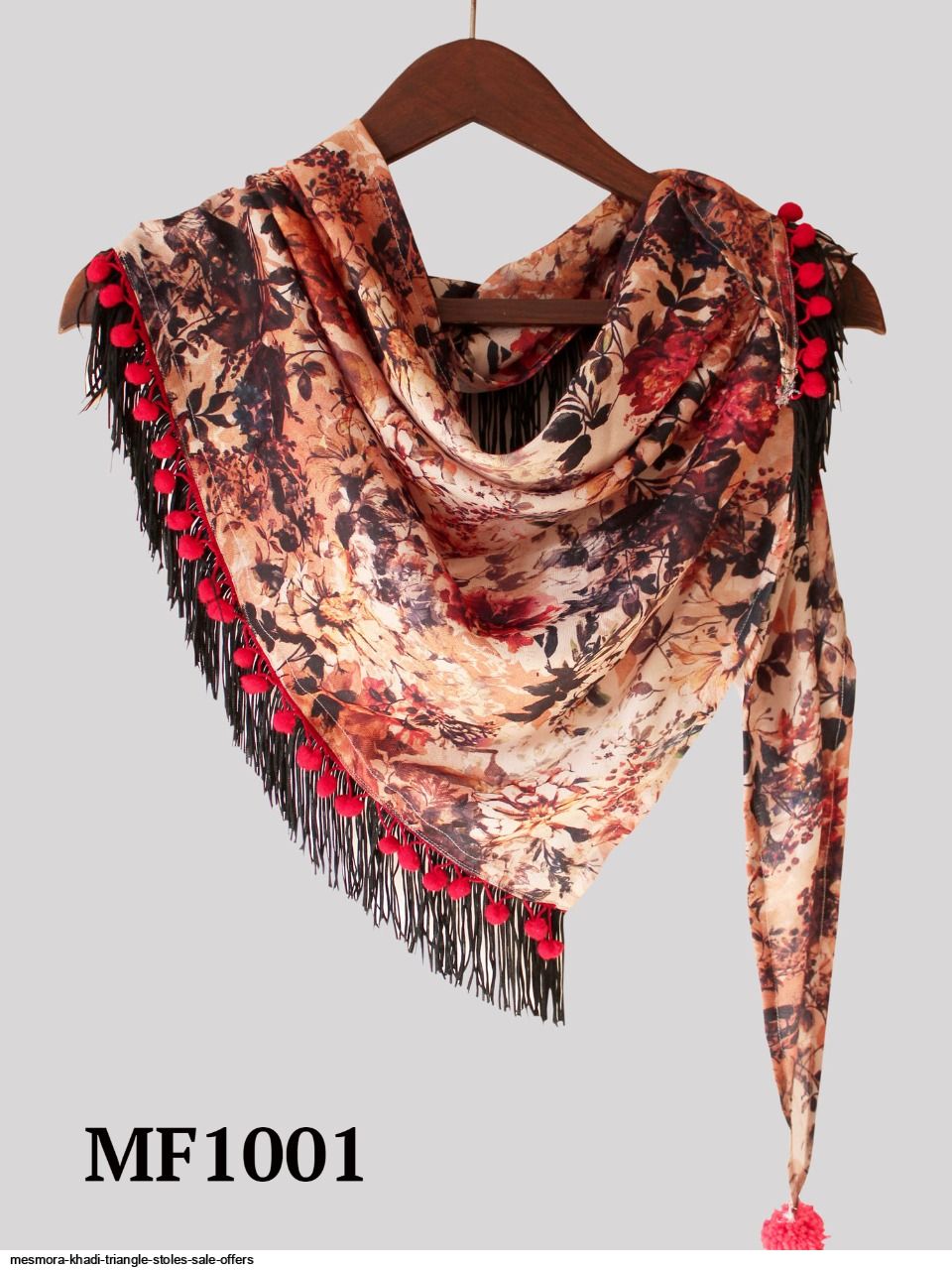 MESMORA KHADI TRIANGLE STOLES SALE OFFERS